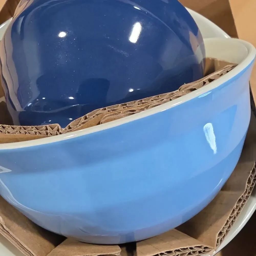 Mixing bowls, 4.25/2/0.5 Qt Ceramic Mixing Bowls for Kitchen, Large Salad...